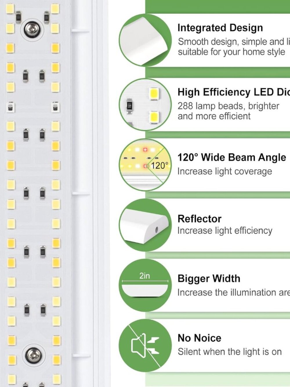 FOXGARDEN Grow Light, Full Spectrum Plant Light Strip for Indoor Plants 3 Strips - Picture 3 of 12